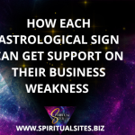 how each astrological sign can get support on their business weakness